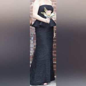 Adrianna Papell peplum gown